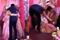 Cô dâu ôm bạn trai cũ khóc như mưa trong đám cưới