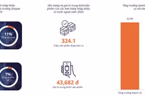 Doanh thu sàn thương mại điện tử Việt Nam “bứt phá” trong năm 2024