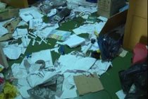 Hình ảnh bị cướp đập phá trong tàu SUNRISE 689