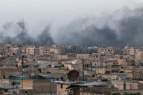 Thành phố Aleppo tan hoang sau các trận mưa bom 