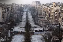 Hãi hùng cảnh u ám, tan hoang ở thành phố Aleppo