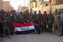 Ảnh quân đội Iraq ăn mừng chiến thắng giòn giã ở Anbar