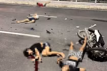 Hai xe máy đối đầu, 2 thanh niên tử vong tại chỗ ở Quảng Ninh