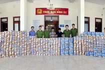 Nghệ An: Bắt giữ 2 đối tượng vận chuyển 1,4 tấn pháo lậu