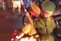 “Công an nhí cưỡi siêu môtô”… chống đua đêm Trung Thu