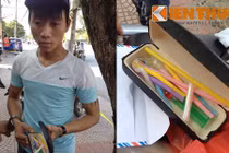 Đi xe máy kẹp 3, mang ma túy bị 141 tóm gọn