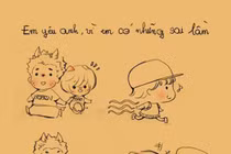 Chuyện tình yêu qua nét vẽ