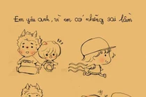 Chuyện tình yêu qua nét vẽ