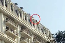 Căng óc giải cứu quý ông tự tử trên tòa nhà Pacific