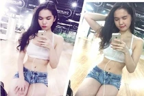 Ngọc Trinh mặc sexy, lắc mông điêu luyện 