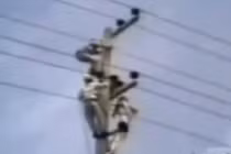 Cứu người tự tử trên cột điện bất thành