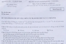 Gợi ý đáp án đề thi Đại học môn Vật Lý 2014
