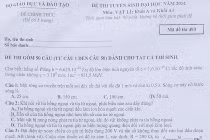 Gợi ý đáp án đề thi Đại học môn Vật Lý 2014