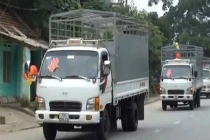Dàn xe tải rước dâu khuấy động vùng cao 