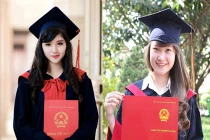 Vẻ đẹp hút hồn của nữ sinh trong màu áo cử nhân