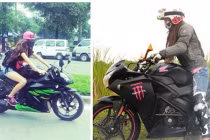 Thiếu nữ Việt rộ “mốt” cưỡi mô tô khủng dạo phố