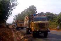 Xe quá tải "chơi trốn tìm" với trạm cân lưu động