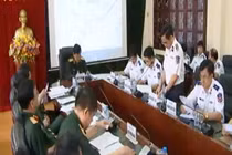 Bộ Quốc phòng làm việc với lực lượng Cảnh sát Biển