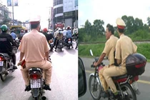 CSGT “vô tư” vi phạm luật giao thông