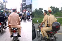 CSGT “vô tư” vi phạm luật giao thông