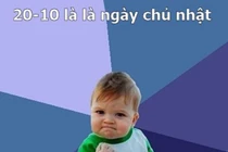 Cười nghiêng ngả với ảnh chế ngày 20/10