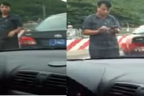 Lái xe biển xanh chỉ mặt, xưng “mày - tao” phản cảm