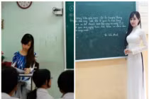 Ảnh những “cô giáo” quyến rũ trên bục giảng đốn tim trò