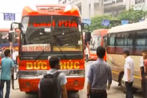 Xe khách trước dịp 2/9: Vi phạm cả trong và ngoài bến