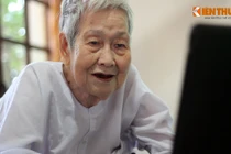 Cụ bà gần 100 tuổi vẫn “chơi” Facebook, viết tiểu thuyết