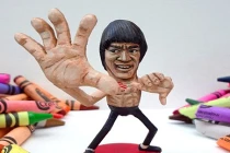 Các nhân vật nổi tiếng làm từ... đậu phộng (1)