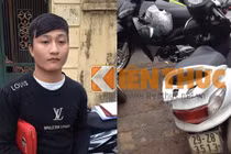 Đi xe máy ăn trộm, không qua được mắt 141