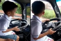 Xác định được danh tính bé trai 6 tuổi lái ô tô