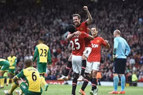 Man Utd đè bẹp Norwich với tỷ số 4:0