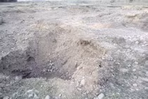 Hình ảnh những hố vàng sâu tại Bôi Câu, Kim Bôi