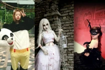 Hot girl Việt hào hứng khoe ảnh ma quái đón Halloween