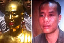 Sư đánh người, dỡ tượng cổ?