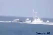 TQ đưa tàu tuần tiễu, tàu hậu vệ tên lửa tới gần giàn khoan