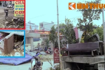 Nhức mắt cảnh rác thải "vây" cổng Bệnh viện Nông nghiệp