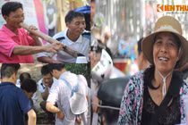 Những khoảnh khắc đẹp của phụ huynh đưa con đi thi