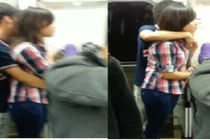 Cặp đôi thản nhiên “sờ soạng” nhau trên xe buýt
