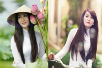 Thiếu nữ Việt “nuột nà” trong tà áo dài (P7)