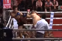 Run người với những đòn knockout bạo lực 