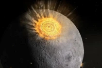 Thiên thạch va chạm với mặt trăng