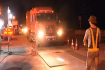 Đề xuất súng bắn đinh chặn xe quá tải bỏ chạy