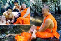 Loạt ảnh nhạy cảm của các nhà sư gây chấn động