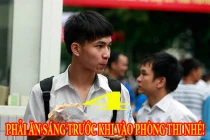 Sốt chùm ảnh đôi lời dặn dò sĩ tử 