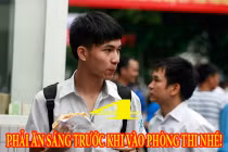 Sốt chùm ảnh đôi lời dặn dò sĩ tử 