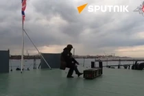 ​Xem lính hải quân Nga tập bắn chặn UAV tấn công ở Crưm