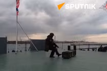​Xem lính hải quân Nga tập bắn chặn UAV tấn công ở Crưm