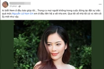 Khán giả hoang mang khi chồng sắp cưới đăng bài tìm kiếm Nam Em